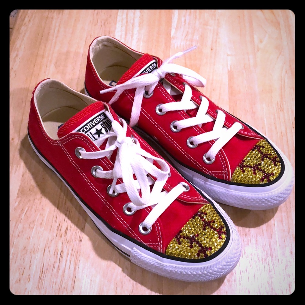 ** Custom Bling Converse! (Softball style!)